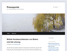 Tablet Screenshot of pr-press.de